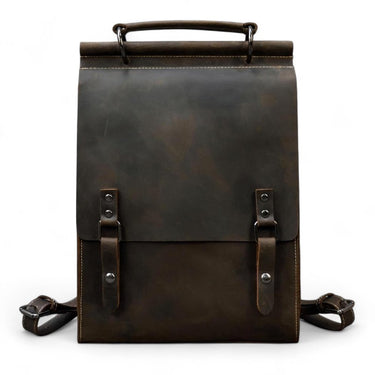 YUFIV - Cartable à Dos pour Homme en Cuir Vintage
