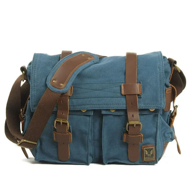 BANDOV - Cartable Homme Bandoulière en Toile
