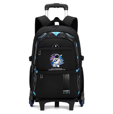 WILLIE - Cartable à Roulette pour Garçon Astronaute