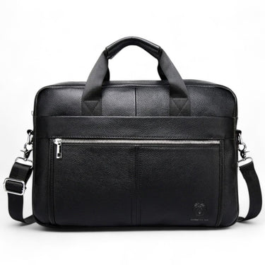 COMPUS - Cartable Homme en Cuir pour Ordinateur Portable 15.6 Pouces