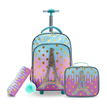 SCARLETT - Cartable à Roulette pour Fille Primaire